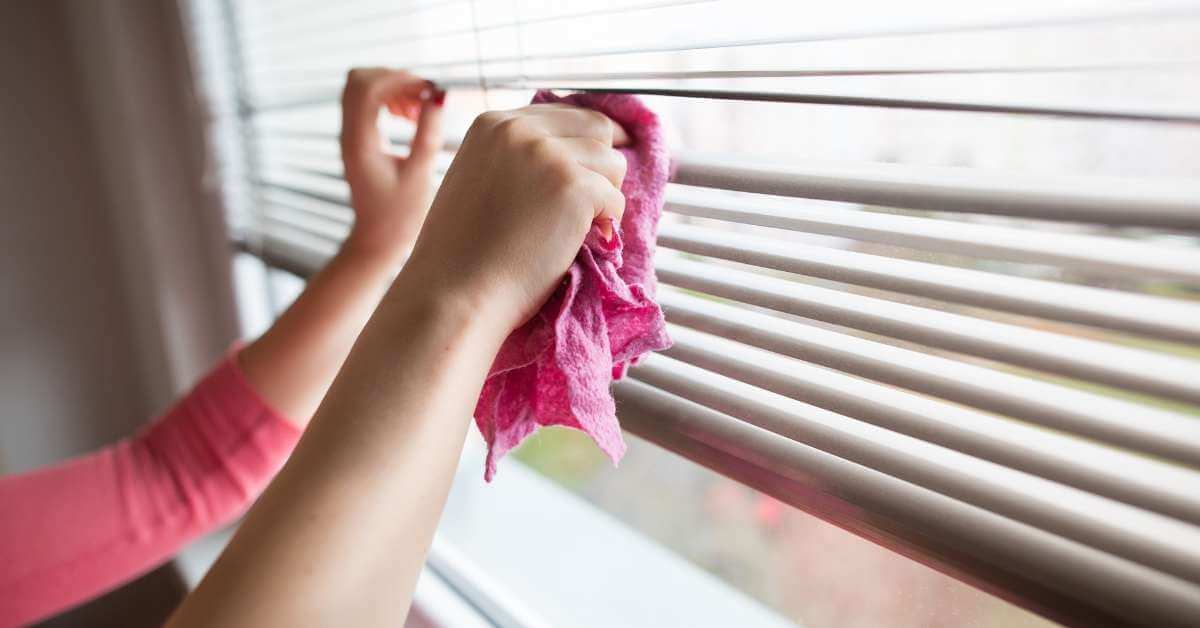 best way to clean blinds slats The best way to clean blinds naturally