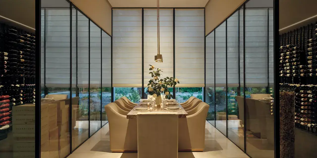 dining room | top down bottom up window treatments